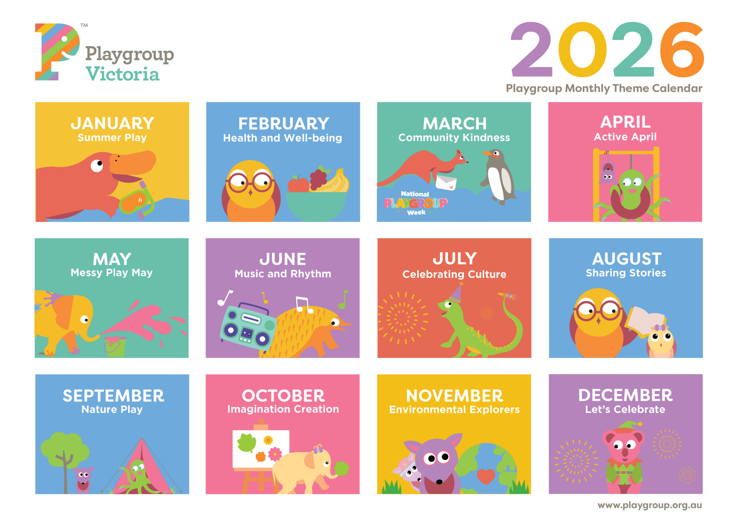 Themed Calendar 2026